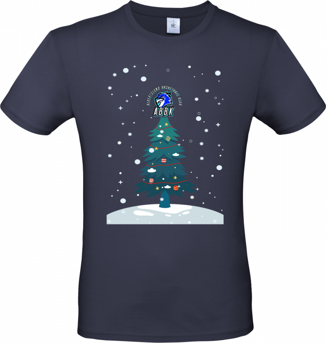B&C - Albertslund Basket Christmas T-Shirt Adults - Navy