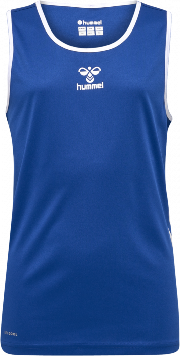 Hummel - Core Xk Basket Jersey Jr - True Blue & blanco