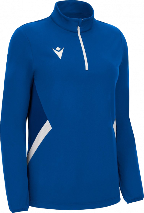 Macron - Maira Half Zip Top Women - Royal Blue & white