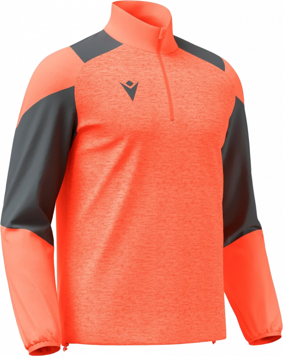 Macron - Cuzco Half Zip Top - Neon Coral & anthracite