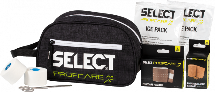 Select - Mini Medicin Bag With Content - Svart & vit